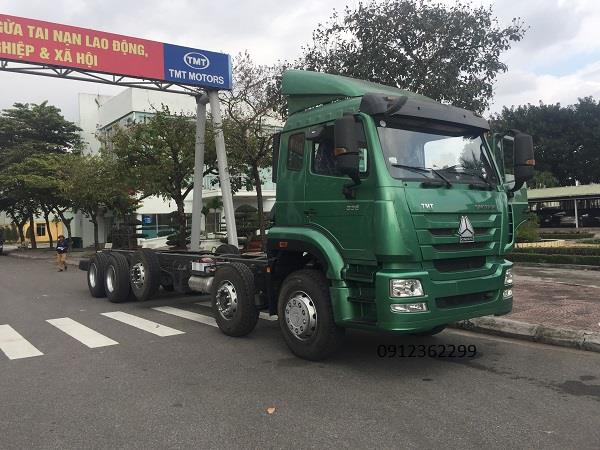 Xe tải thùng Howo 5 chân 336hp